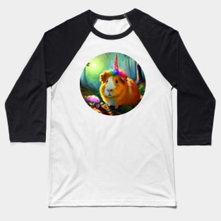 Guineacorn in the Forest Baseball T-Shirt